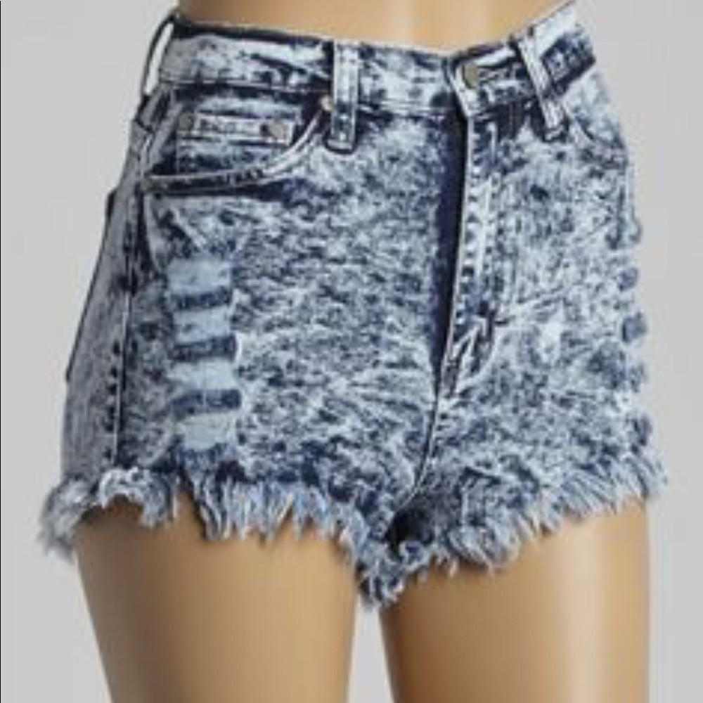 NWOT Almost Famous Premium Denim Destructed Shorts